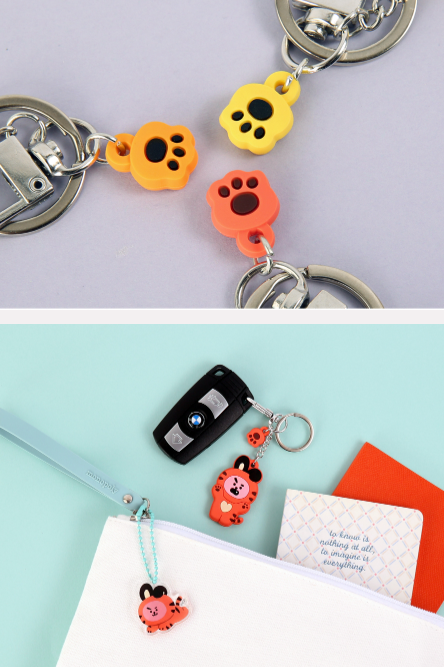 BTS x BT21 TIGER KEYRING