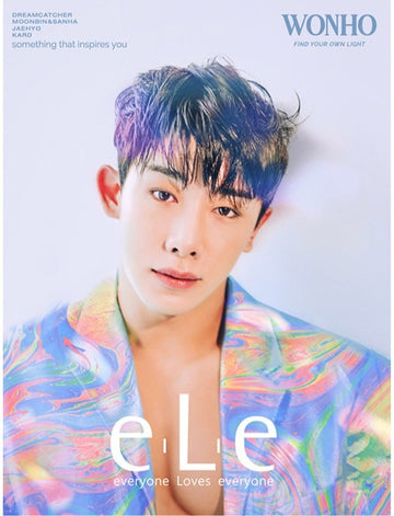 Official Magazine e.l.e vol.2 (Cover: WONHO Content: ASTRO, DREAMCATCHER, VERIVERY) - Kpop Omo