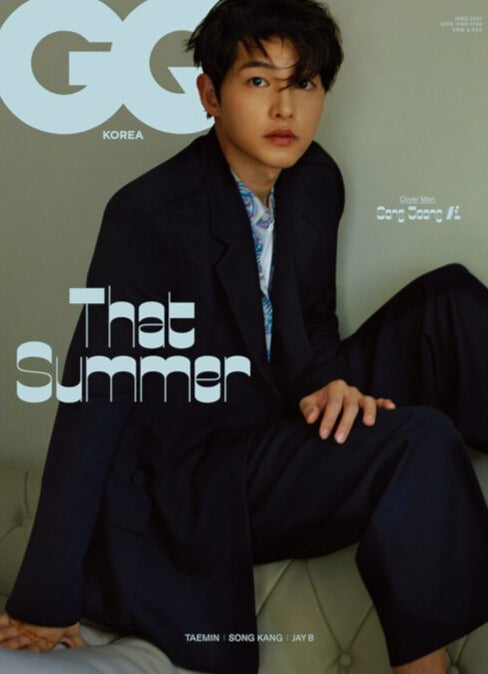 GQ Korea Magazine 2021-06 Issue (Cover: Song Joong Ki. Content: Taemin, GOT7 JB) - Kpop Omo