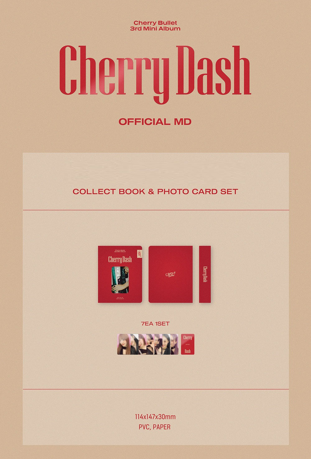 Cherry Bullet Cherry deals Rush Official Photocard Set