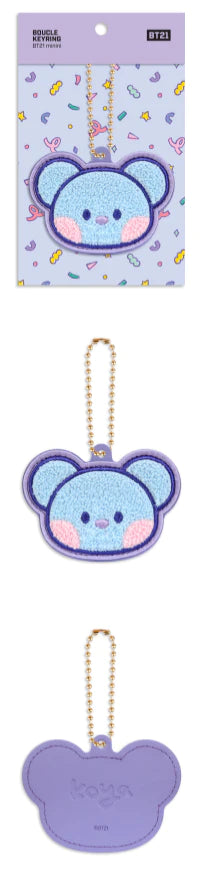 BTS x BT21 Minini Boucle Keyring - Kpop Omo