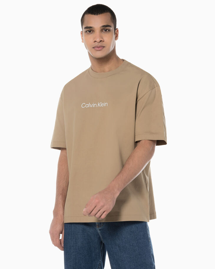 JUNGKOOK BTS Calvin Klein Jeans Short Sleeved Logo Tee T-shirt