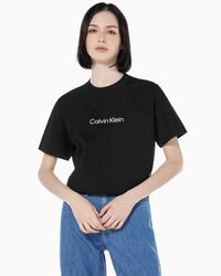 JUNGKOOK BTS Calvin Klein Jeans Short Sleeved Logo Tee T-shirt (J320770-BEH)