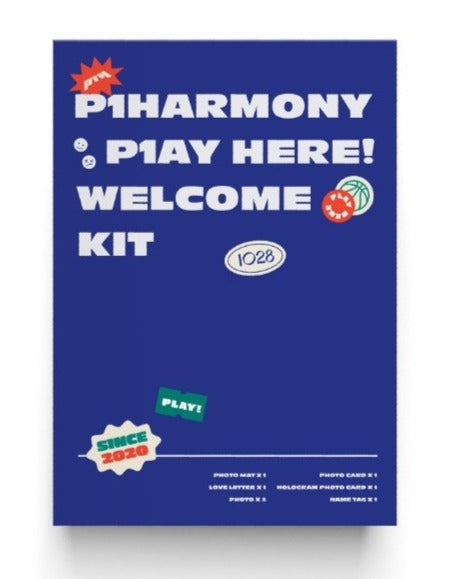 P1Harmony Official PHOTO BOOK WELCOME KIT - Kpop Omo