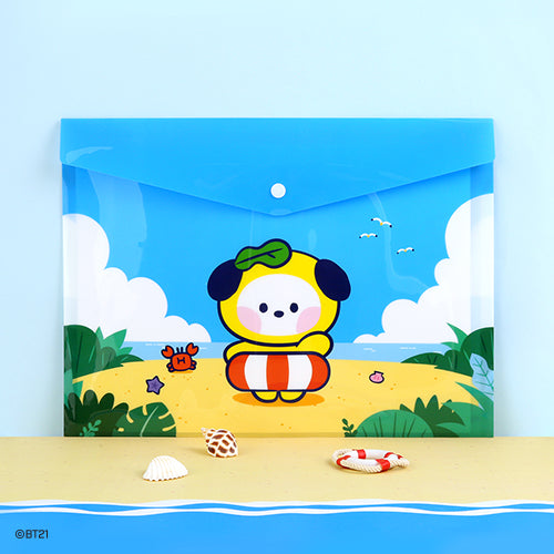 BTS x BT21 ミニニ PP ファイルポケット A4 バカンス