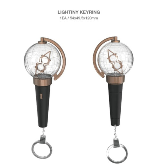 Official ATEEZ Lightiny Lightstick Keyring - Kpop Omo