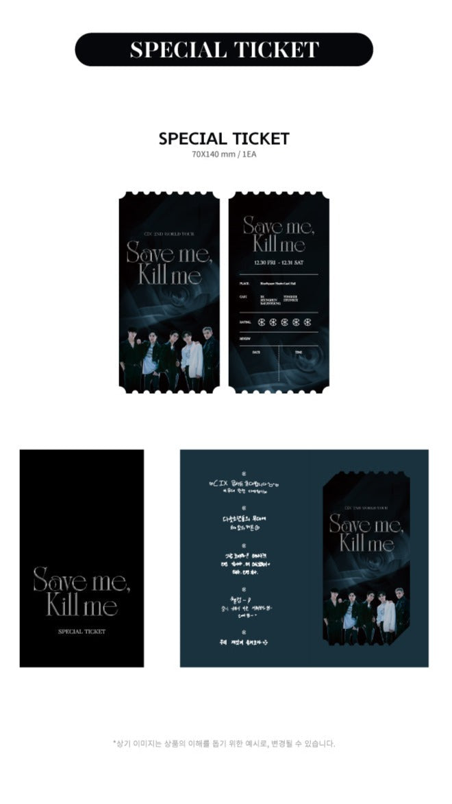 CIX - 2nd World Tour Save Me Kill Me in Seoul Official Merch - Kpop Omo