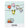 BTS x BT21 7MM LINE SPRING NOTE