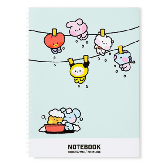 BTS x BT21 7MM LINE SPRING NOTE