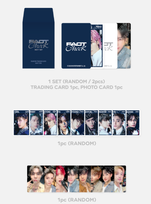 NCT 127 - Trading Card Set [FACT CHECK] (Black)