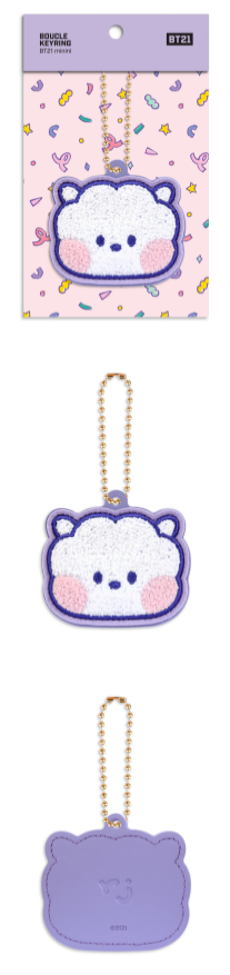 BTS x BT21 Minini Boucle Keyring - Kpop Omo