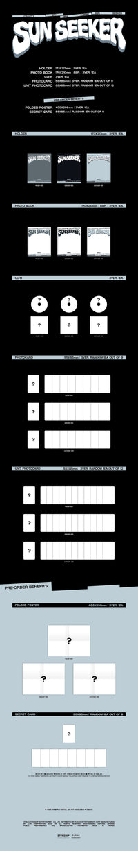 CRAVITY 6TH MINI ALBUM - SUN SEEKER (SOUNDWAVE 2ND LUCKY