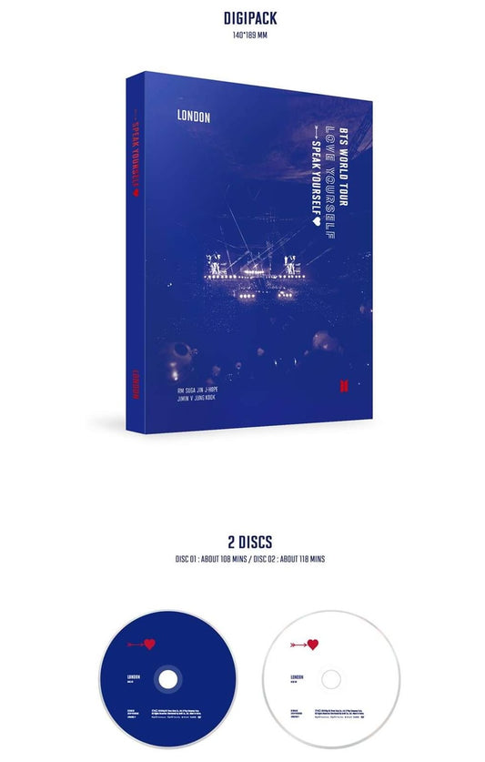 Official BTS World Tour "Love Yourself: Speak Yourself" London DVD Set - Kpop Omo