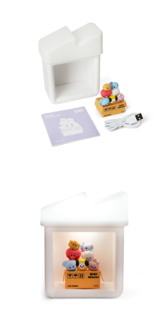 BTS x BT21 Minini House Figure Mood Lamp - Kpop Omo