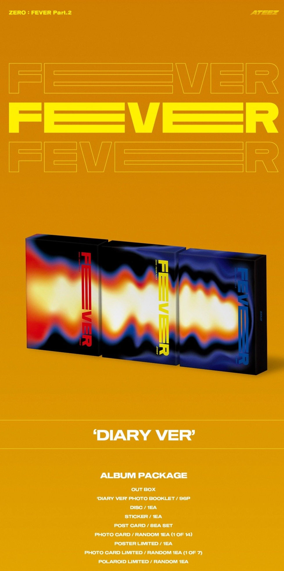 ATEEZ(에이티즈) ZERO: FEVER Part.2 Album - Kpop Omo