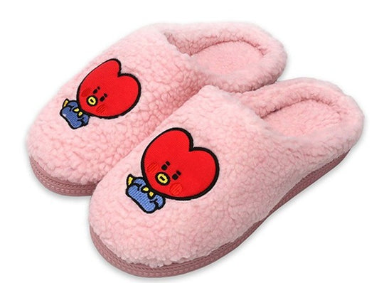 Official BTS x BT21 Baby Boucle Slipper - Kpop Omo