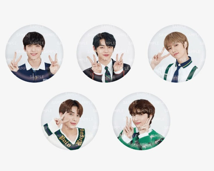 Official TXT SHINE X TOGETHER Can Badge – Kpop Omo