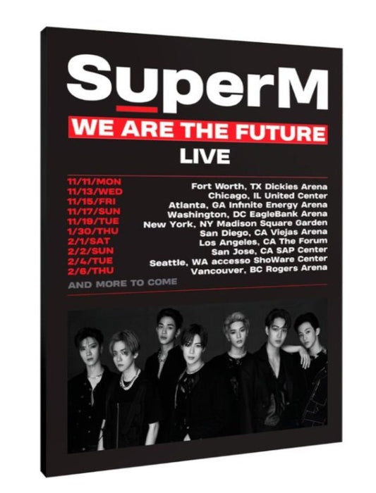 Official SuperM World Tour "We are the Future Live" Brochure - Kpop Omo