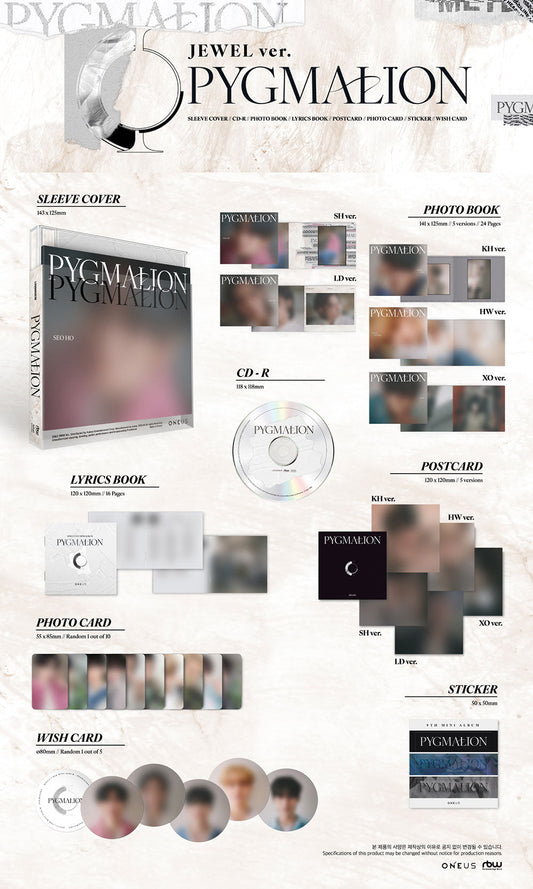 ONEUS 9. Mini-Album – PYGMALION (Jewel Ver) 