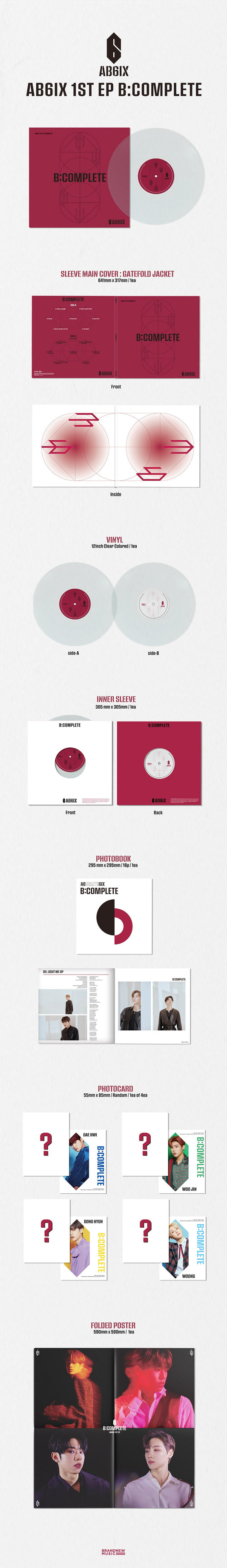 AB6IX 1st EP - B COMPLETE (Vinyl LP Version)