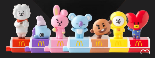 BTS x BT21 限定版マクドナルド コレクター フィギュア