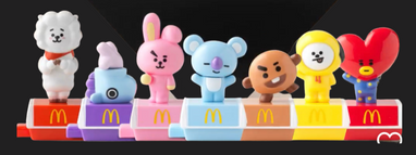 BTS BT21 マクドナルド　フィギュアセット BTS x BT21 Limited Edition MDBonald's Collector Figurine – Kpop Omo