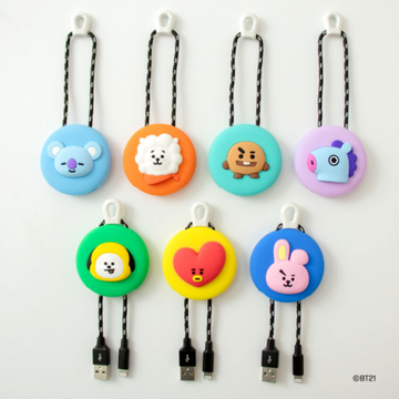 BTS x BT21 KEY RING 8PIN CABLE