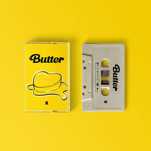 BTS BUTTER - Official 7'' Limited Edition LP + Cassette Tape - Kpop Omo