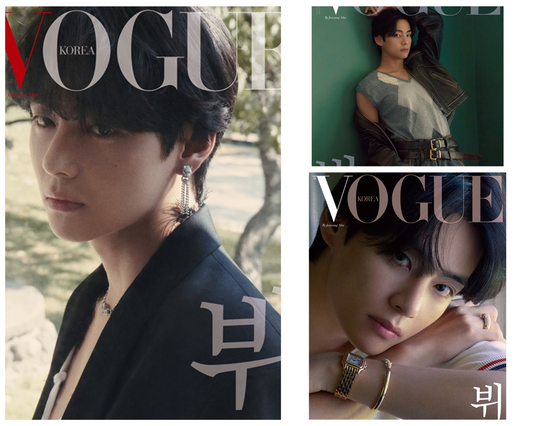 BTS V on Vogue Korea (Oct 2022 Issue) - Kpop Omo