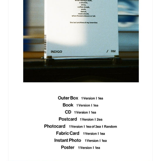 BTS RM Solo Album - Indigo - Kpop Omo