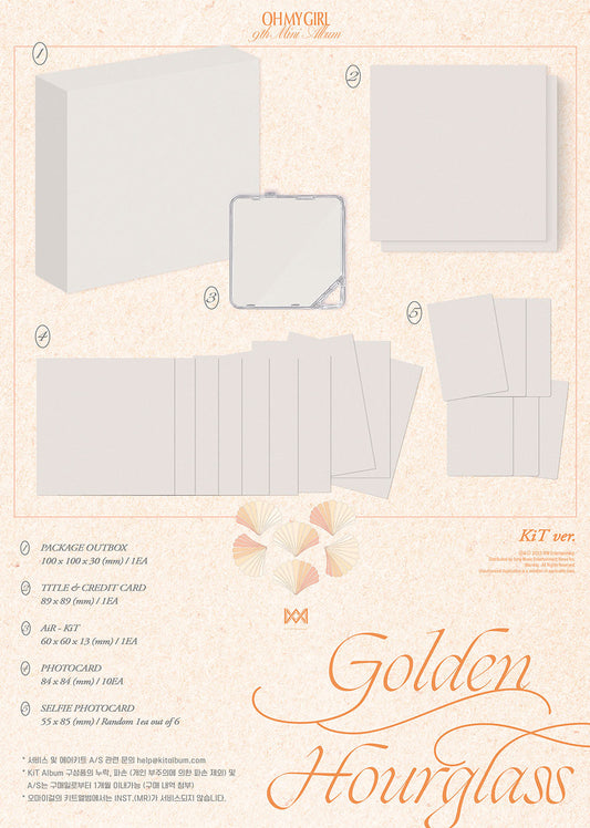 OH MY GIRL 9TH MINI ALBUM – GOLDEN HOURGLASS (KIT VER.) 