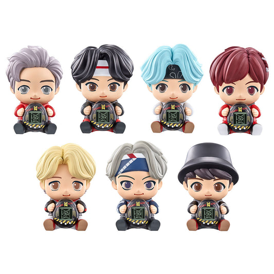 BTS x TinyTAN Tamagotchi Hugmy Set (Black Ver) - Kpop Omo