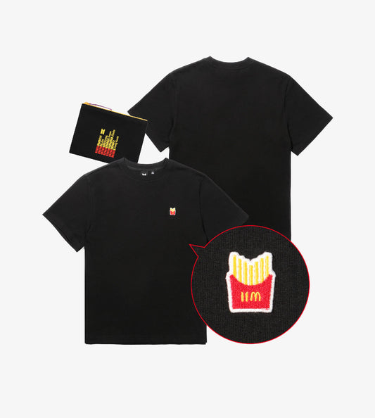 BTS x McDonalds Official Logo Short Sleeve T-Shirt and Pouch - Kpop Omo