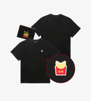 BTS x McDonalds Official Logo Short Sleeve T-Shirt and Pouch - Kpop Omo