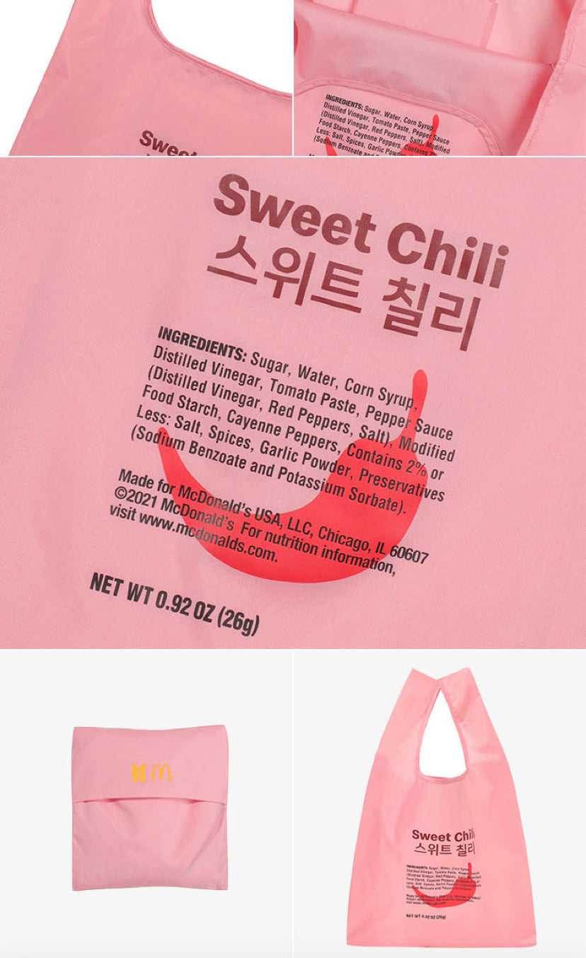 BTS x McDonalds Official Sweet Chili Bag - Kpop Omo