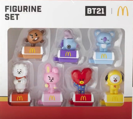 BTS x BT21 限定版マクドナルド コレクター フィギュア