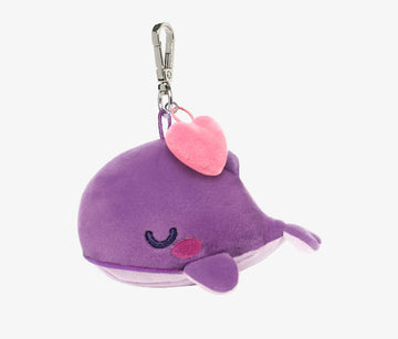 BTS x TinyTAN Official Whale Plush Keyring - Kpop Omo