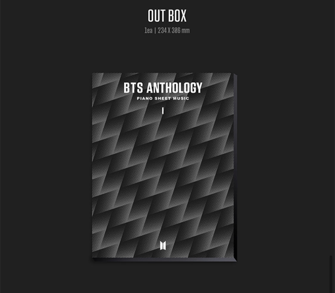 BTS Anthology Piano Sheet Music I - Kpop Omo