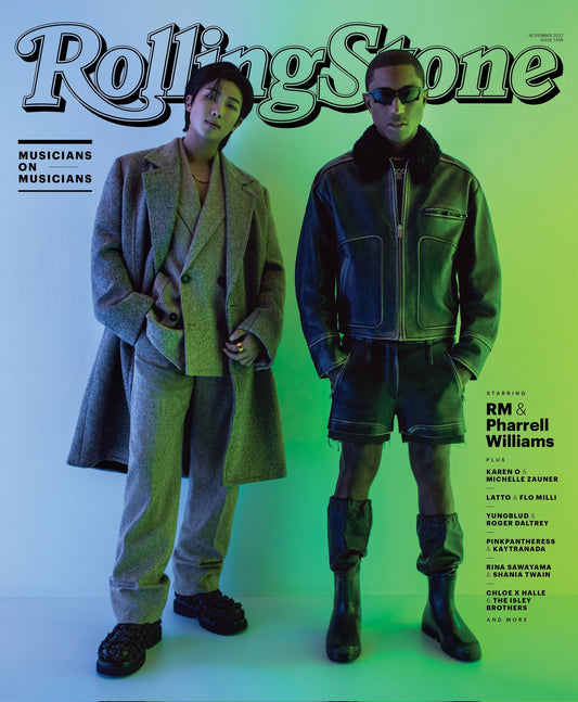 BTS RM & Pharrell Williams - Rolling Stone's 2022 Musicians Magazine (Random Cover) - Kpop Omo