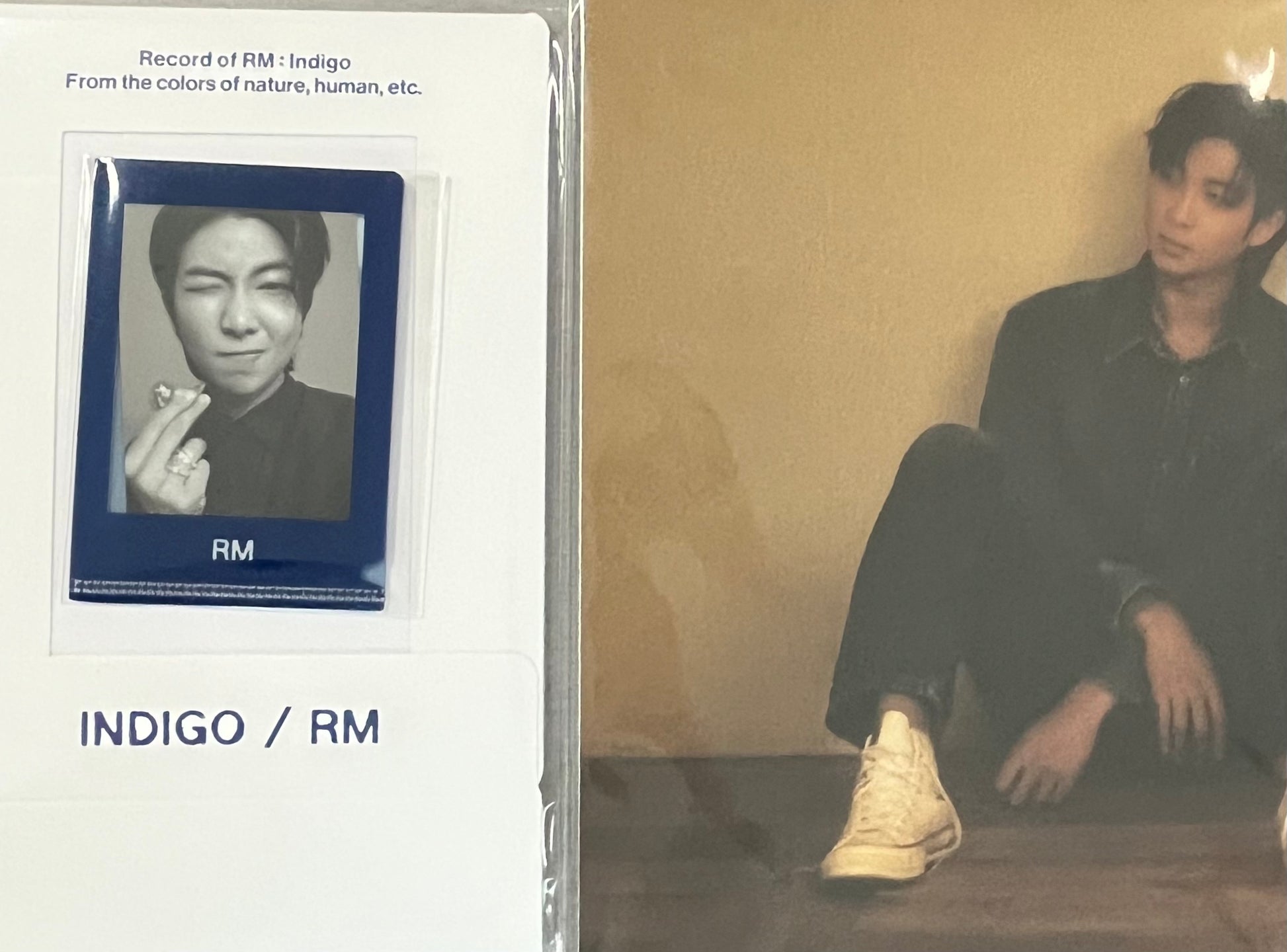 BTS RM Indigo Pre-Order Photocard L-Holder Frame Poster - Kpop Omo