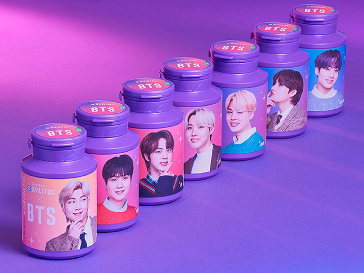 BTS x Xylitol Chewing Gum Limited Edition Kpop Omo