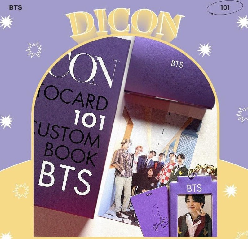 BTS D-ICON (DICON) Photocard 101 : Custom Book - Kpop Omo