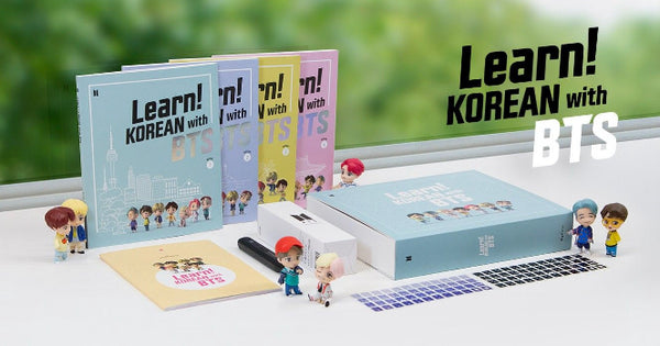 Learn! KOREAN with BTS 日本版 4冊セット（音声ペン付き） Learn! Korean with BTS Official 4 Books + Speaking Pen Package