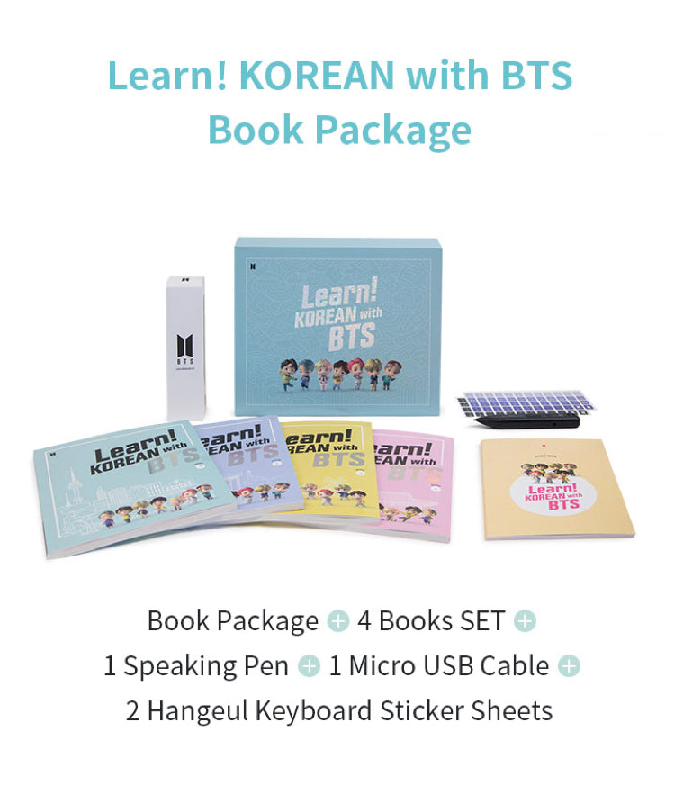 Official Learn Korean with BTS Package Set – Kpop Omo