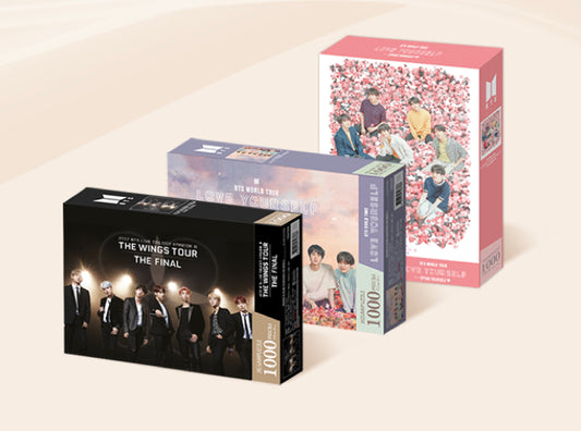 Official BTS Jigsaw Puzzle World Tour Concert Poster (1000pcs) - Kpop Omo