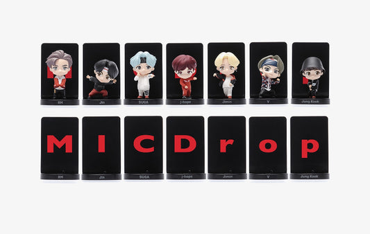 Official BTS x TinyTan Mic DROP Version Figurines - Kpop Omo