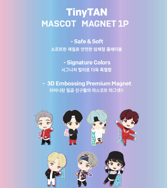 Official BTS x TinyTAN Mascot Magnet - Kpop Omo