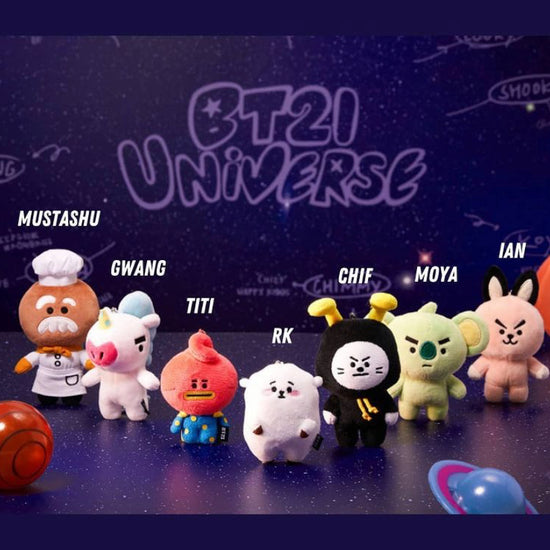 Official BTS x BT21 Universe Star Body Bag Charm - Kpop Omo