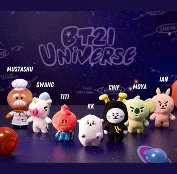 Official BTS x BT21 Universe Star Body Bag Charm - Kpop Omo