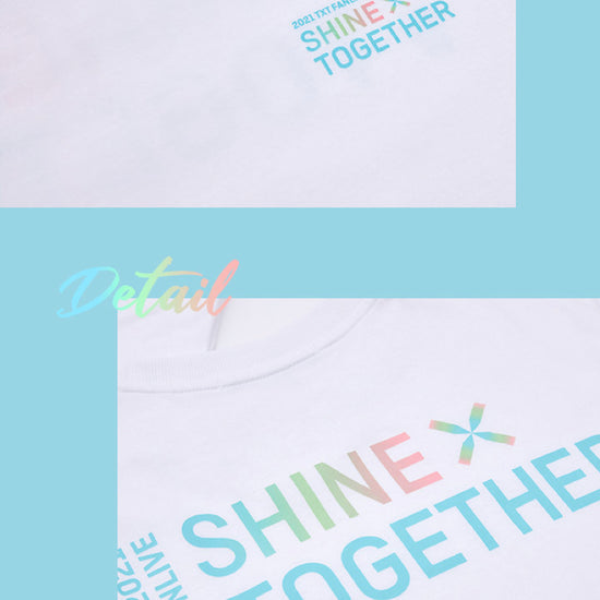 Official TXT SHINE x TOGETHER T-Shirt - Kpop Omo